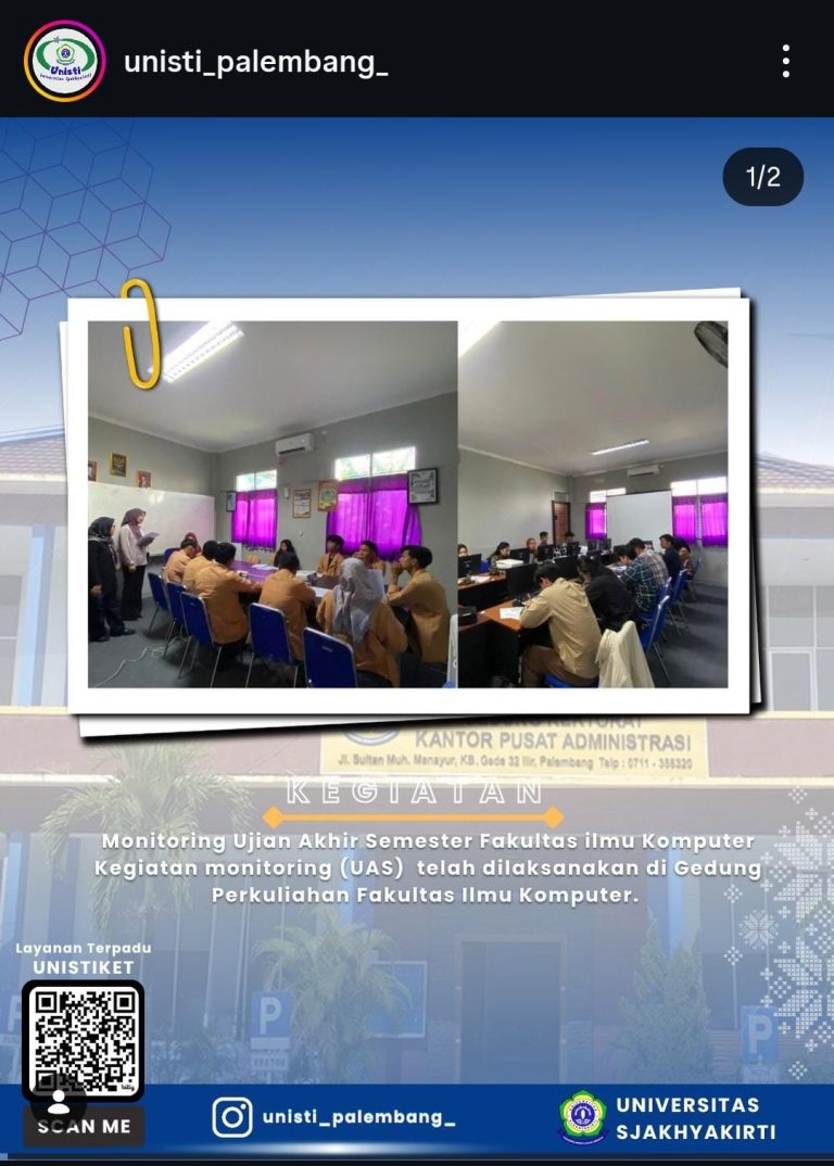 Monitoring Fakultas Ilmu Komputer Universitas Sjakhyakirti