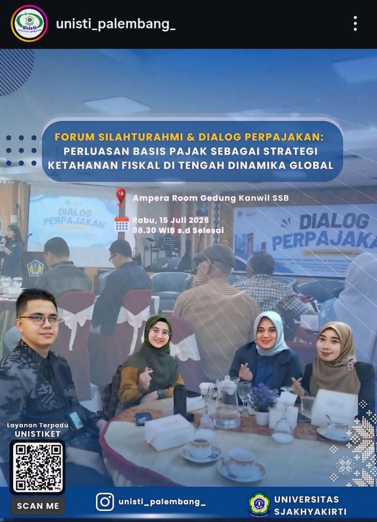 Universitas Sjakhyakirti Jajaki Sinergi Perpajakan dengan Kantor Wilayah DJP Sumatera Selatan dan Kepulauan Bangka Belitung Perkuat Ketahanan Fiskal Nasional