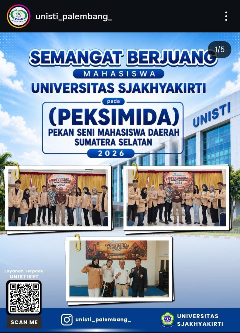 Delegasi Universitas Sjakhyakirti Turut Bersaing di Pekan Seni Mahasiswa Daerah Sumatera Selatan 2026